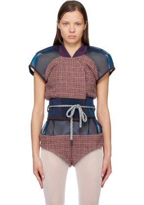 Kiko Kostadinov Multicolor Eartha Fitted Jacket