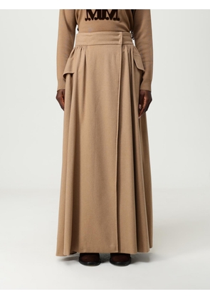 Skirt MAX MARA Woman color Camel