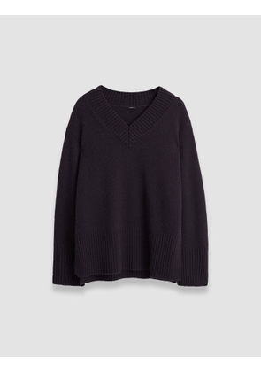 Luxe Cashmere V Neck Jumper - XXS