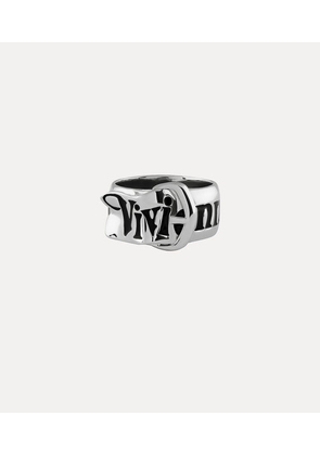 Vivienne Westwood Belt Ring Silver Unisex