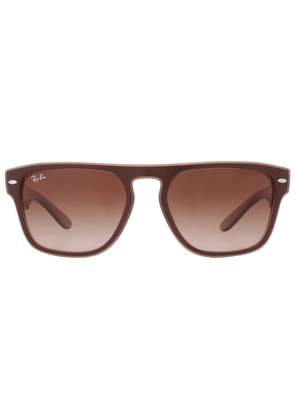 Ray Ban Brown Gradient Square Unisex Sunglasses RB4407 673113 57