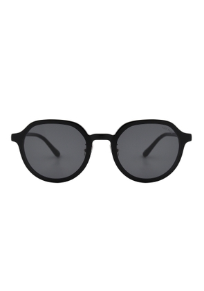 Vedi Vero Black Round Unisex Sunglasses VVD28/BLKBLACK 55
