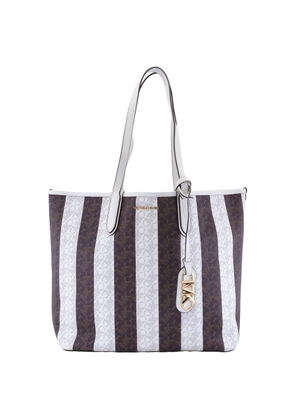 Michael Kors Eliza Large Striped Tote Bag