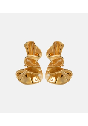 Bottega Veneta Anemone Small gold-plated sterling silver earrings