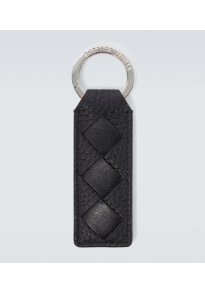 Bottega Veneta Intrecciato leather keychain