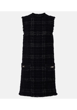 Versace Medusa '95 cotton-blend tweed minidress