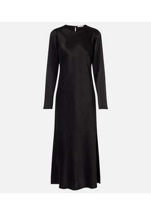 Asceno Salina silk charmeuse maxi dress