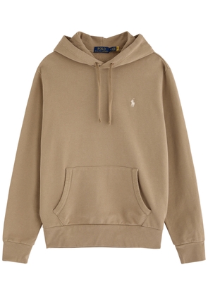 Polo Ralph Lauren Logo Hooded Cotton Sweatshirt - Beige - XL