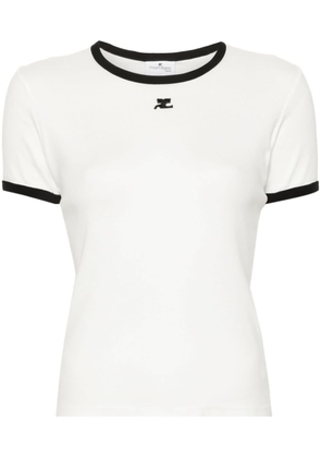 Courrèges Logo Cotton T-shirt