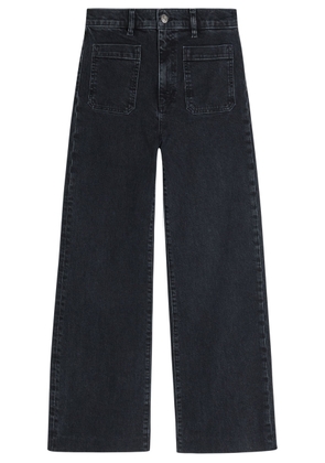 Frame The Refined Wide-leg Jeans - Black - 30 (W30 / UK12 / M)
