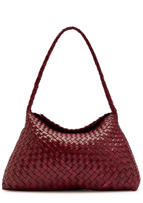 Dragon Diffusion Santa Maria Woven Leather Shoulder bag - Bordeaux - One Size