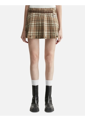 Haze Twotone Pleated Skirt