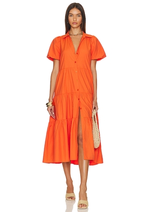 Brochu Walker Havana Dress in Orange. Size XS. Also in S.