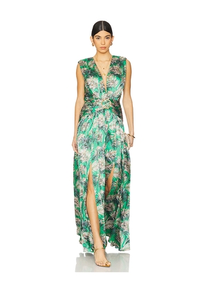 Bronx and Banco Romi Havanna Gown in Green. Size XS. Also in M, S.