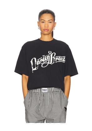 Darlin Logo Tee in Black. Size XS. Also in S.