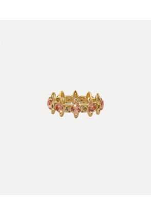 Vivienne Westwood Warwick Ring Gold Crystals Unisex