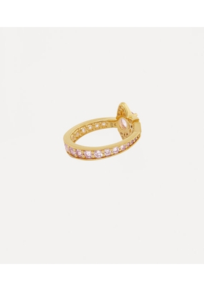 Vivienne Westwood Maitena Ring Gold Crystals Unisex