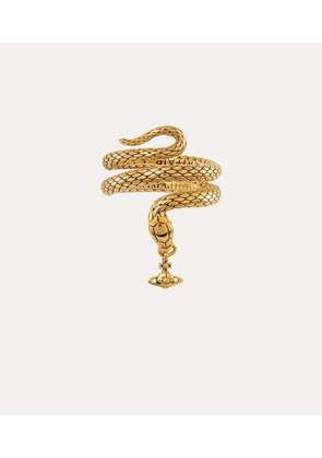 Vivienne Westwood Albane Ring Stainless Steel Antique-gold XS Unisex