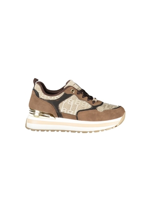 Laura Biagiotti Brown Polyester Women Sneaker - EU40/US10