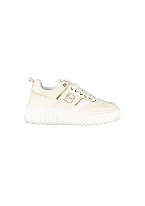 Laura Biagiotti Beige Polyester Women Sneaker - EU38/US8