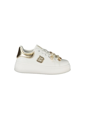 Laura Biagiotti White Polyester Women Sneaker - EU37/US7
