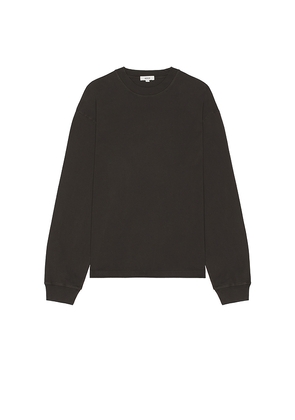 AGOLDE Long Sleeve Asha Tee in Grey. Size S. Also in L, M, XL/1X.