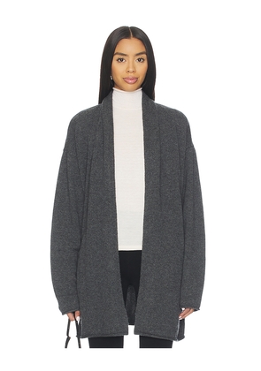 EAVES Biancka Oversized Core Cardigan in Grey. Size XS. Also in L, M, S, XL, XXS.