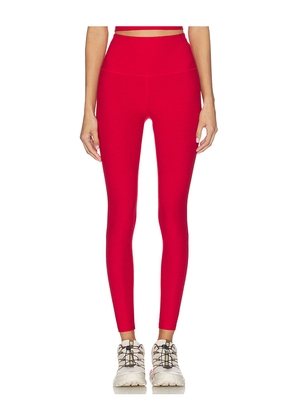 Beyond Yoga Spacedye Caught in The Midi High Waisted Legging in Red. Size S. Also in L, M, XL, XS.