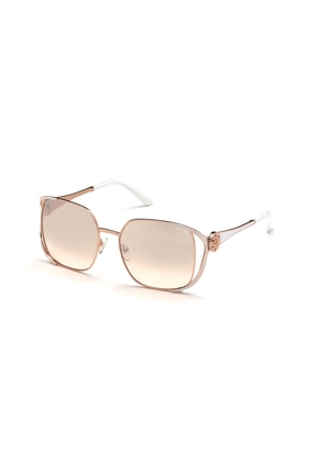 Guess Rose Gold Metal Sunglasses