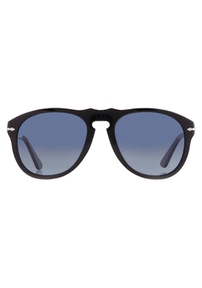 Persol Polarized Blue Gradient Pilot Mens Sunglasses PO0649 95/S3 56