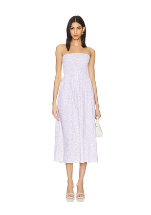 FAITHFULL THE BRAND X Revolve Madella Midi Dress in Lavender. Size M. Also in L.