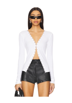 h:ours Rizzo Top in White. Size XS. Also in L, M, S, XL, XXS.