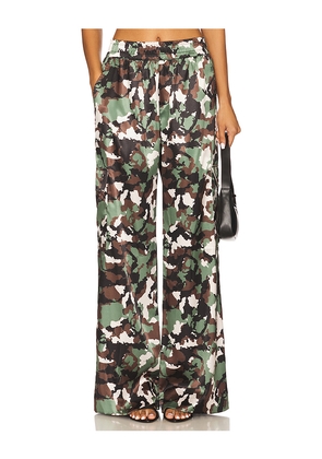 Heroine Sport Satin Cargo Pants in Green. Size S. Also in M, XS.