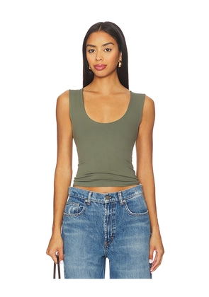 Free People x Intimately Clean Lines Muscle Cami In Adventurer in Green. Size XS/S. Also in L/XL, M/L.
