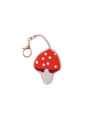 Furbish Studio Mushroom Bag Charm in Red.