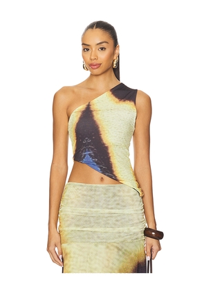 Feners Besos Night Top in Cream. Size S. Also in L, M, XL, XS.