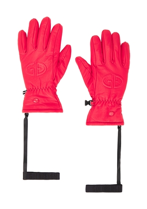 Goldbergh Freeze Gloves in Red. Size 6.5. Also in 7, 7.5, 8.