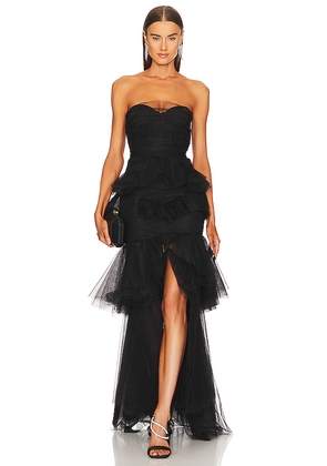 Michael Costello x REVOLVE Alai Gown in Black. Size XL. Also in L, XXS.