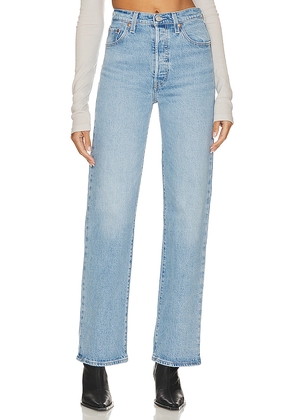 LEVI'S Ribcage Full Length Jeans in Denim-Light. Size 26. Also in 25, 30.