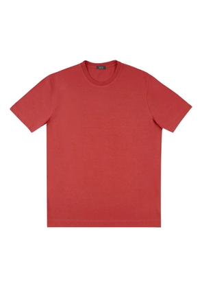 Zanone cotton T-shirt - Red