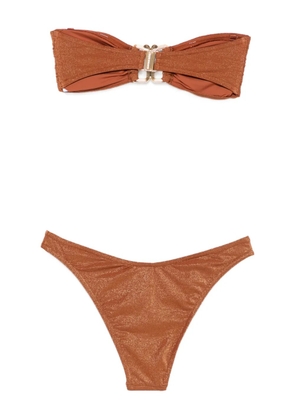 ZIMMERMANN Daylight Metallic bikini - Brown