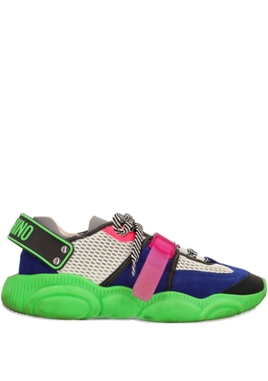 Moschino Pre-Owned Teddy buckle-strap sneakers - Green