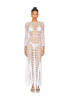 Leslie Amon Boticelli Dress in White. Size S. Also in M.