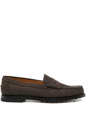 Tod's leather loafers - Brown