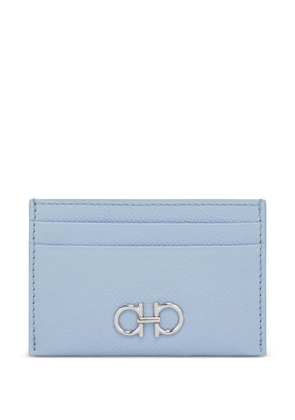 Ferragamo Gancini leather credit card holder - Blue