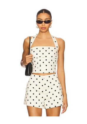 L'Academie by Marianna Polina Top in Beige. Size XS. Also in M, S, XL, XXS.