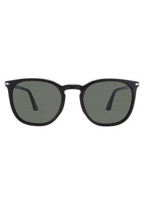 Persol Green Square Unisex Sunglasses PO3316S 95/31 52