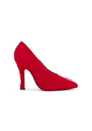 Magda Butrym Loom Pump in Red. Size 36. Also in 37, 38, 39.