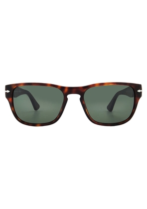 Persol Green Square Unisex Sunglasses PO3341S 24/31 55