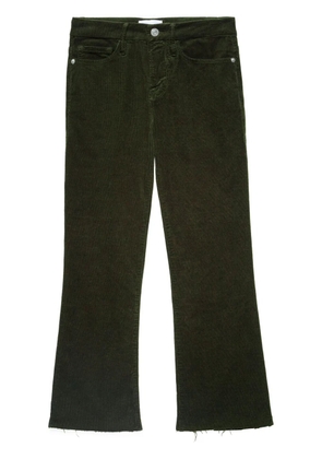 FRAME Le Crop flared cropped jeans - Green